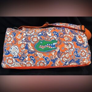 Floral Orange and Blue Women's Bag